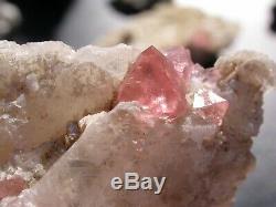 GROS LOT Plus de 60 pièces fluorine rose + quartz fumé Mont Blanc