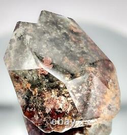 Garden Quartz, Lodolite, 4 Season Large, Twin Points Freeform, Statement Piece