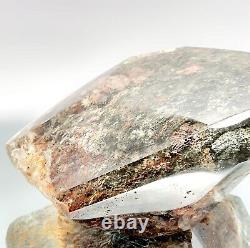 Garden Quartz, Lodolite, 4 Season Large, Twin Points Freeform, Statement Piece