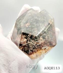 Garden Quartz, Lodolite, 4 Season Large, Twin Points Freeform, Statement Piece