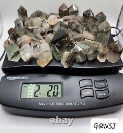 Garden Quartz, Lodolite, Obelisk Mini Point WHOLESALE 51 Pieces Phantom Quartz