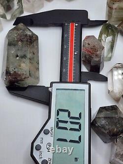 Garden Quartz, Lodolite, Obelisk Mini Point WHOLESALE 51 Pieces Phantom Quartz