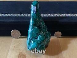 Gorgeous Polished Bullseye Malachite & Chrysocolla Specimen, Collectors Piece