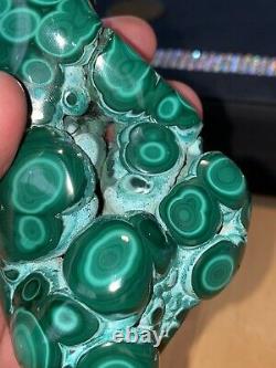 Gorgeous Polished Bullseye Malachite & Chrysocolla Specimen, Collectors Piece