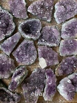 Grade A Amethyst Cluster, Amethyst Geode, Raw Amethyst Druze, Wholesale Bulk Lot