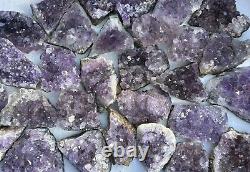 Grade A Amethyst Cluster, Amethyst Geode, Raw Amethyst Druze, Wholesale Bulk Lot