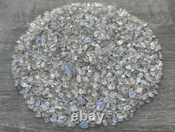 Grade A++ Angel Aura Crystal Semi Tumbled Gemstone Mini Chips 4 10 mm, Bulk Lot