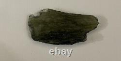 Grade A Moldavite Raw Piece 5.57 gr 27.85 ct Certificate of Authenticity