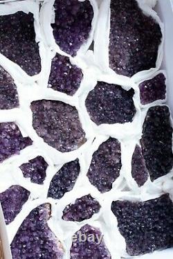 Great! Purple Amethyst Crystals Specimen Lot Of 19 Pieces From Alacam, Turkey