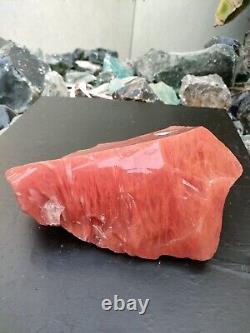 Great Red and White! 4kg(274B) rare pieces big size rough of Andara Crystal Mon