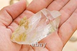 Green Chlorite Rough Quartz Crystal Pointed Healing Rock Mineral Specimen 90gm