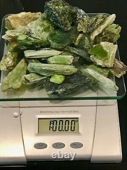 Green Kyanite Crystal Natural Pieces USA 2267 Carat 1LB Chakra Stone Gem Quality