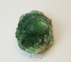 Green Octohedral Fluorite Specimen 1.5 Lbs Natural Crystal
