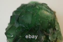 Green Octohedral Fluorite Specimen 1.5 Lbs Natural Crystal