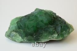 Green Octohedral Fluorite Specimen 1.5 Lbs Natural Crystal