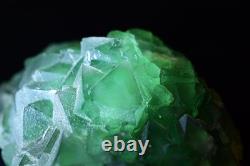 Green Octohedral Fluorite Specimen 1.5 Lbs Natural Crystal