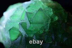 Green Octohedral Fluorite Specimen 1.5 Lbs Natural Crystal