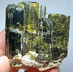Green & Yellowish Epidote Crystal Step growth Formation #Collection Piece #182g