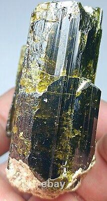 Green & Yellowish Epidote Crystal Step growth Formation #Collection Piece #182g