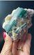 Green Tourmaline With Quartz, On Lepidolite Matrix, Excellent Piece