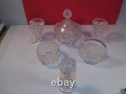 HOFBAUER crystal byrds collection lot of 6 pieces