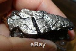 HUGE 118 GM CAMPO DEL CIELO METEORITE CRYSTAL! GREAT PIECE LARGE SIZE With STAND