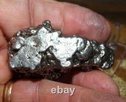HUGE 120 GM CAMPO DEL CIELO METEORITE CRYSTAL! GREAT PIECE LARGE SIZE With STAND