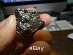 HUGE 144 GM CAMPO DEL CIELO METEORITE CRYSTAL! GREAT PIECE LARGE SIZE With STAND