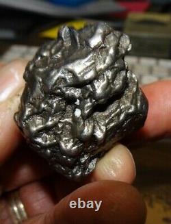 HUGE 154 GM CAMPO DEL CIELO METEORITE CRYSTAL! GREAT PIECE LARGE SIZE With STAND