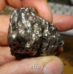 HUGE 154 GM CAMPO DEL CIELO METEORITE CRYSTAL! GREAT PIECE LARGE SIZE With STAND
