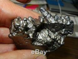 HUGE 166 GM CAMPO DEL CIELO METEORITE CRYSTAL! GREAT PIECE LARGE SIZE With STAND