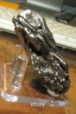 HUGE 172 GM CAMPO DEL CIELO METEORITE CRYSTAL! GREAT PIECE LARGE SIZE With STAND