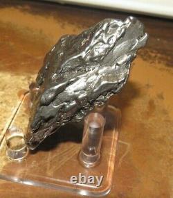 HUGE 172 GM CAMPO DEL CIELO METEORITE CRYSTAL! GREAT PIECE LARGE SIZE With STAND