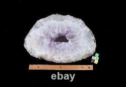 HUGE AMETHYST GEODE Slice Extra Large 13x10x1 Purple Gemstone Display Piece