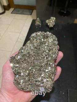 HUGE Pyrite Druzy Piece 4, Premium Grade, High Quality 2.188kg L18xW12xH7cm