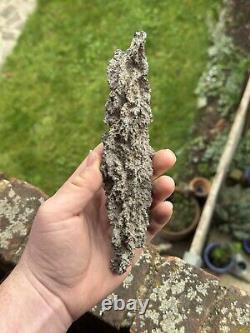 HUGE Rare large piece Fulgurite Lightning Stone Algeria 110g 20.6cm