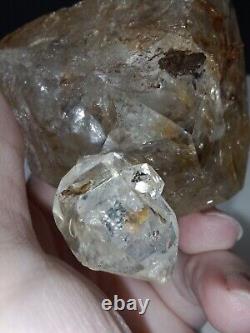 Herkimer Diamond (Golden Healer With Child) Rare Size! HUGE Display Piece
