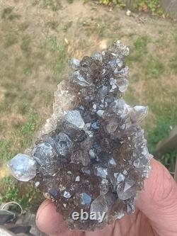 Herkimer? Perchers On? Smokey Druze Plate (Rare Piece) Miner Direct