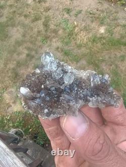 Herkimer? Perchers On? Smokey Druze Plate (Rare Piece) Miner Direct