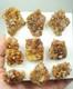 Hessonite Garnet Cluster On Matrix With Shining Luster (12 Pieces Lot)