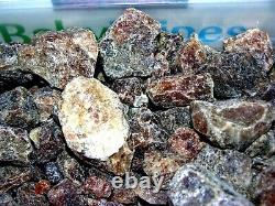 Hessonite garnet crystal mixed grade 1-3 inch bigger piece size 5 pound lots