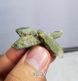 High grade chlorite Quartz Crystals and clusters 150 grams and 40 pieces