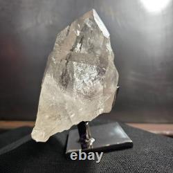 Himalayan Clear Quartz Crystal Rare Collector's Piece High Quality Stand 740gr