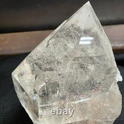 Himalayan Clear Quartz Crystal Rare Collector's Piece High Quality Stand 740gr