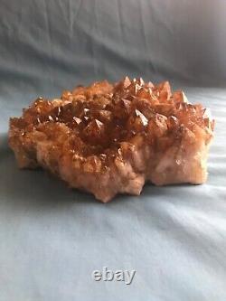 Huge! 4 lbs. 10oz Piece Genuine Citrine Crystals / Natural Geode Cluster / Stone