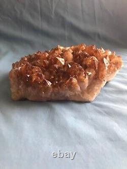 Huge! 4 lbs. 10oz Piece Genuine Citrine Crystals / Natural Geode Cluster / Stone