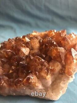 Huge! 4 lbs. 10oz Piece Genuine Citrine Crystals / Natural Geode Cluster / Stone