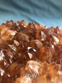 Huge! 4 lbs. 10oz Piece Genuine Citrine Crystals / Natural Geode Cluster / Stone