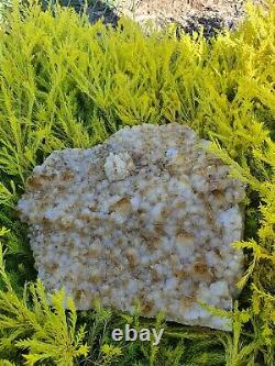 Huge Citrine Cluster with Calcite Statement Piece Original Price $830 7.5 + kg