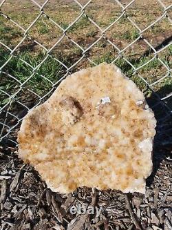 Huge Citrine Cluster with Calcite Statement Piece Original Price $830 7.5 + kg